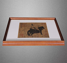 梓潼书画装裱配框服务案例